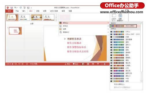 PowerPoint 2013޸ɫķ