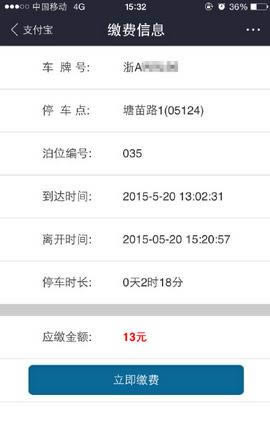 停车费如何用支付宝付款_手机软件指南