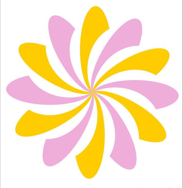 使用cdr设计出彩色旋转花朵图标的详细步骤_装机软件