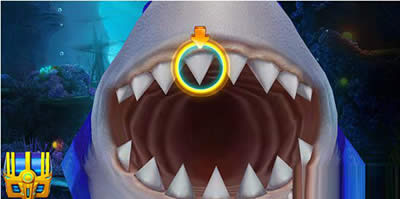 捕鱼达人3鲨鱼来袭的找牙齿技巧