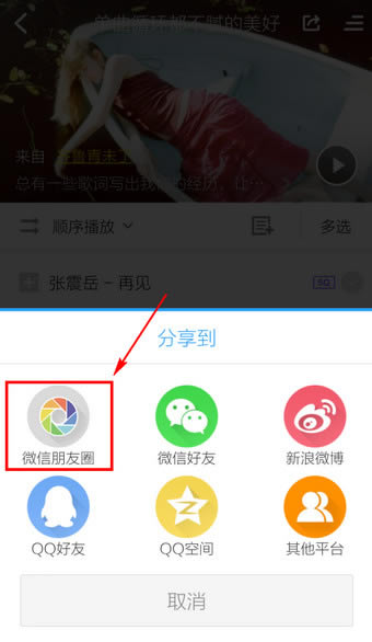 怎么在手机酷狗音乐中分享歌单？