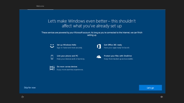 Windows 10 RS5新版17682公布：优化Sets/无线投影体验