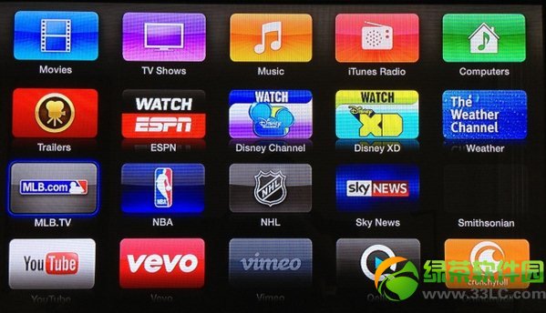 苹果Apple TV下载更新 新增vevo阻断Plex接入服务