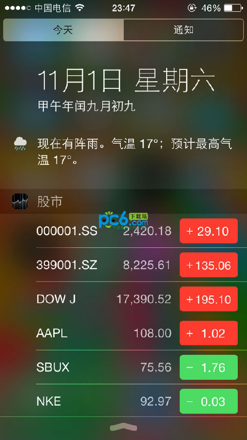 iOS8股市如何关闭 iOS8通知中心股市关闭图文说明教程