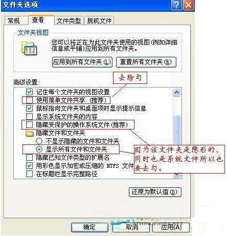 XPΰȫɾsystem volume informationļУ