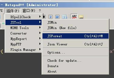 Notepad++JSToolJSaʽ_(d)ܛָ