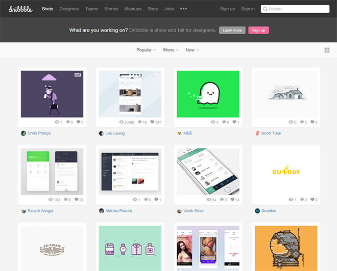 Dribbble 